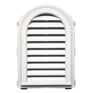 #117 22X32 Round Top Louver (Color Match: Royal White)