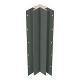 Diamond Kote® 5/4 in. x 3 in. x 16 ft. Rabbeted Brushed Smooth Inside Corner w/Nail Fin Emerald
