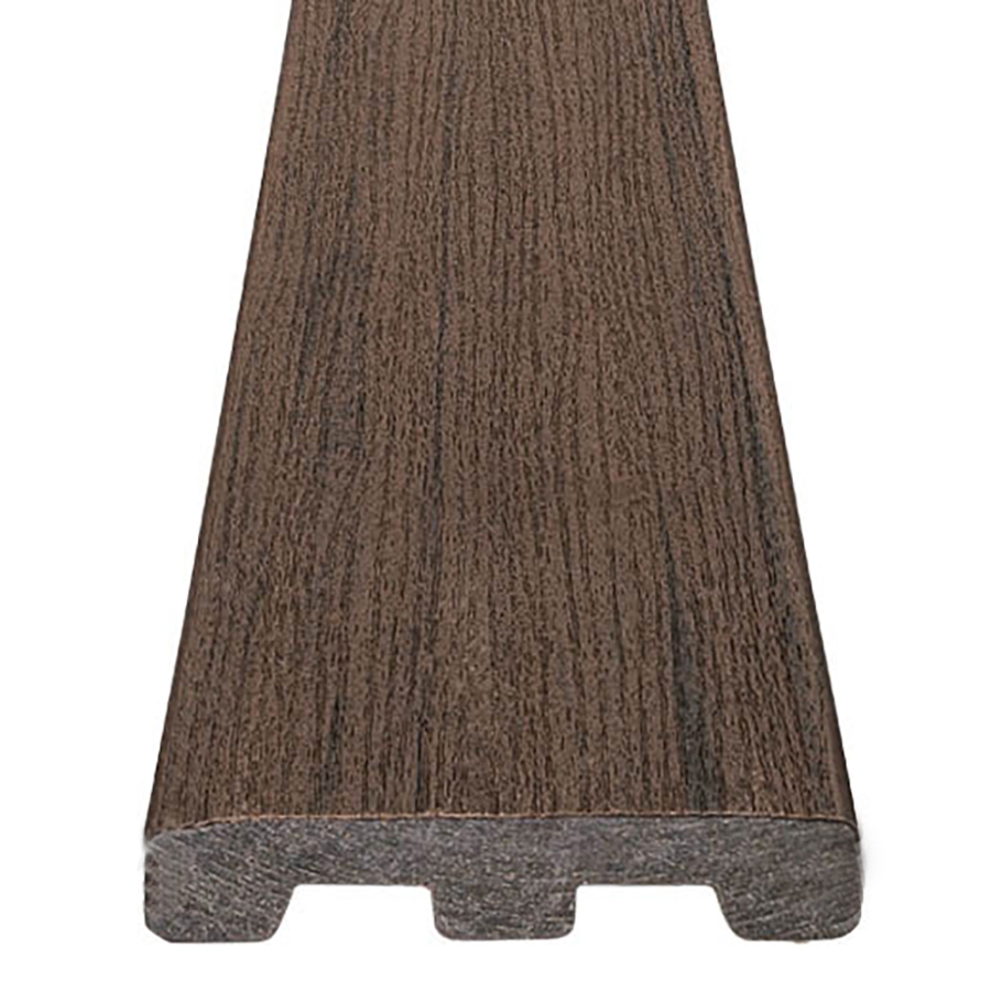 Wausau Supply | Prime + Scalloped 16 ft. Dark Cocoa Solid Deck Board