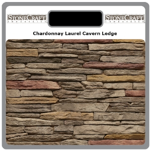 StoneCraft Chardonnay Laurel Cave Ledge Sample Board