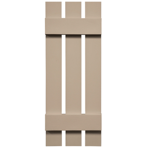 12 in. x 31 in. Board-N-Batten Shutter Wicker #023