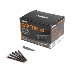 10x2-1/2 Epoxy Coated Screws Choc #71 (Sndbar,Irnwd,Khaya) 100 sq. ft.