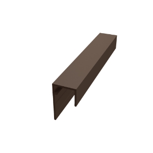 EasyTrim EZ-68 7/16 in. x 10 ft. General J Panel Trim Umber