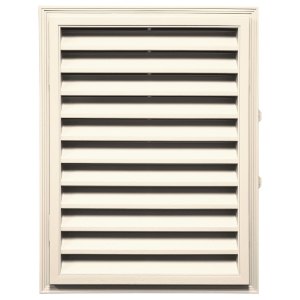 18 in. x 24 in. Rectangle Louver Gable Vent #021 CT Sandstone Beige