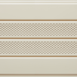 16 in. x 12 ft. Aluminum Center Vent Soffit Desert Tan 327