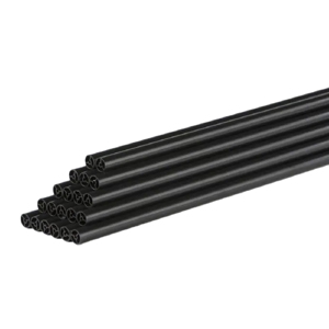 31 in. Timbertech Round Aluminum Baluster Pack Black 20/pk