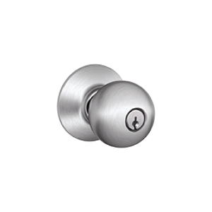 F80 Storeroom Lock Orbit Knob 626 Satin Chrome - Box Pack