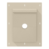 Diamond Kote® RigidMount Split Mount Block Brushed Smooth Oyster Shell