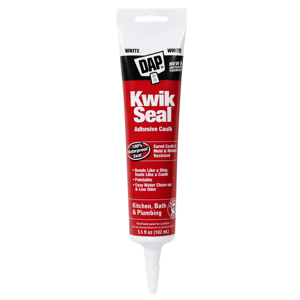 DAP Kwik Seal Adhesive Caulk 5.5 fl. oz. - White