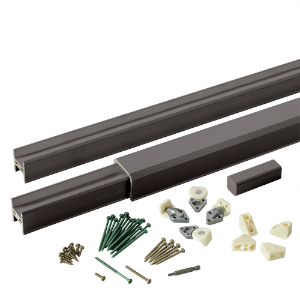 10 ft. Classic Composite Universal Rail Pack Black redirect to product page
