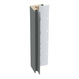 Diamond Kote® 5/4 in. x 4 in. x 16 ft. Rabbeted Brushed Smooth Outside Corner w/Nail Fin Smoky Ash - 1 per pack