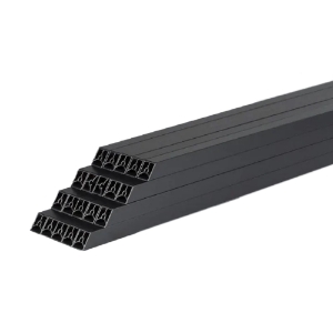 37 in. TimberTech Square Aluminum Stair Baluster Pack Black 20/pk