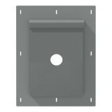 Diamond Kote® RigidMount Split Mount Block Brushed Smooth Smoky Ash