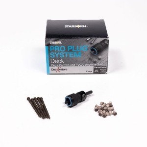 Deckorators Voyage Pro Plug Kit w/tool, Khaya  100 lin. ft.