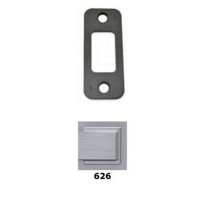 Schlage 10-116 Round Corner Deadbolt Strike Plate - 626