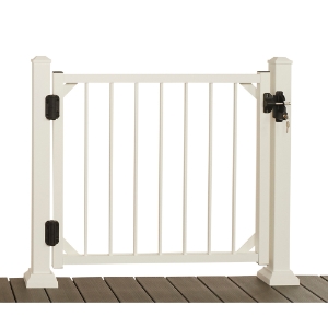 36 in. Impression Rail Express Gate Kit White