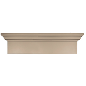 9 in. x 33-5/8 in. Flat Window Header Panel #023 Wicker