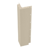 Diamond Kote® 5/4 in. x 4 in. x 16 ft. Brushed Smooth Outside Corner Oyster Shell - 1 per pack