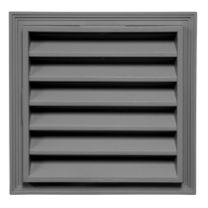 12 in. x 12 in. Square Louver Gable Vent #156 CT Arctic Blend