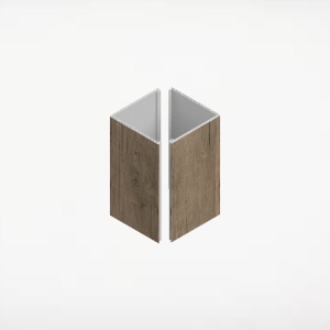 Column Wrap 2-Piece 7 in. x 10 ft. Rocky Mountain Oak