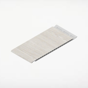 Seamless Soffit Panel 3/8 in. x 12 in. x 12 ft.  Beachwood Grey