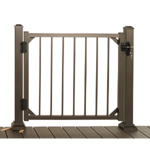 42 in. Impression Rail Express Gate Kit Dark Bronze