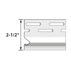 Window and Door 2-1/2 in. Vinyl Starter Strip