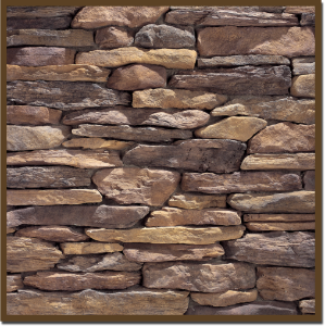 Mortared Bodega Bluff Stone Display Board