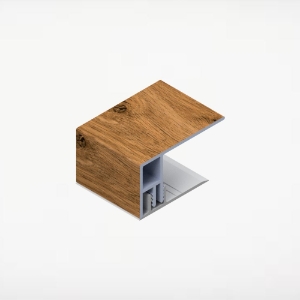 2pc 2 in. Alum/PVC Board & Batten J-Trim 20 ft. Manhattan Nat Oak (Price Reflects 4 to a Pack)