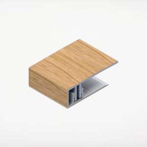 Universal Siding J-Trim 2-Piece 2 in. x 12 ft. Alum/PVC Sugar Maple