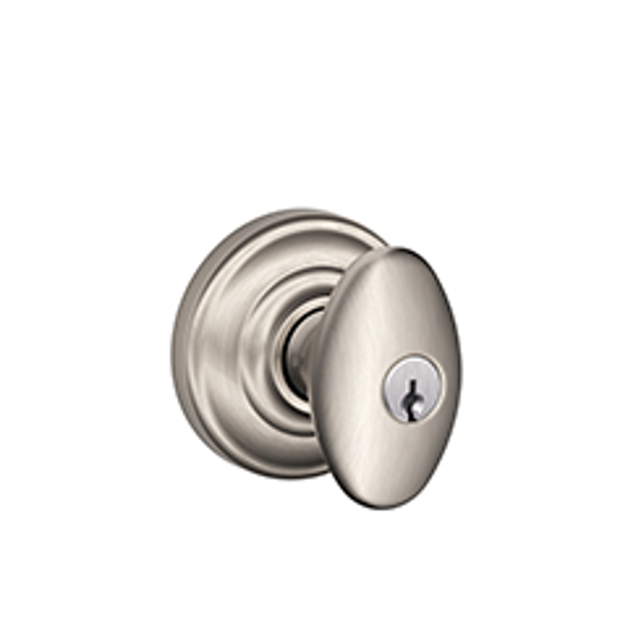 Wausau Supply | F51A Entry Siena Knob w/Andover trim 619 Satin