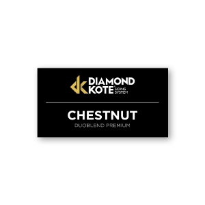 Diamond Kote® ID Signage 4 in. x 2 in.  - Chestnut