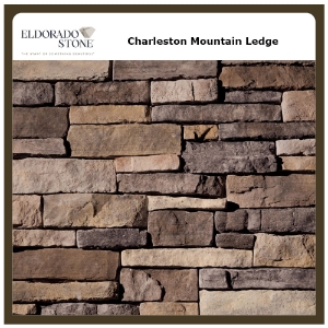 Mortared Charleston Mt Ledge Display Board