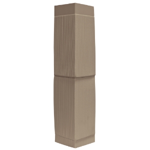 7 in. Split Shake Outside Corner Post Kit 211 Walnut 56 in.