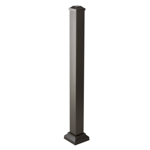 36 in. x 3 in. Impression Rail Express Post Kit Dark Bronze