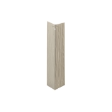 Diamond Kote® Oyster Shell 3/8 in. x 9 in. Individual Metal Outside Corner Vertical Grain 25/ct