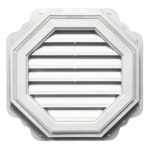 #117 22" Octagon Louver (Color Match: Royal White)