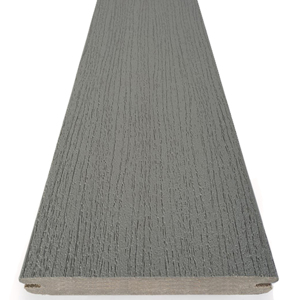 Premier 12 ft. Maritime Gray Grooved Deck Board