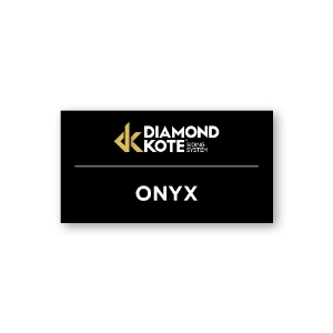 Diamond Kote® ID Signage 4 in. x 2 in. - Onyx