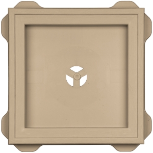 Recessed Square Mount Block Savannah Wicker 069