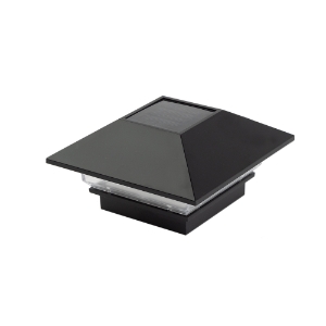 2-1/2 in. Solar Post Cap, Black