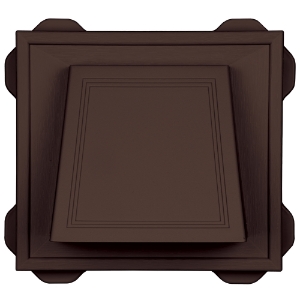 4" Hooded Vent #009 Federal Brown