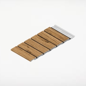 6 in. Shadowline Wall Panel with 2 in. Reveal 12 ft. Natural Oak