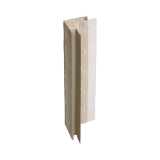 Diamond Kote® 5/4 in. x 4 in. x 16 ft. Rabbeted Woodgrain Outside Corner w/Nail Fin Seal - 1 per pack