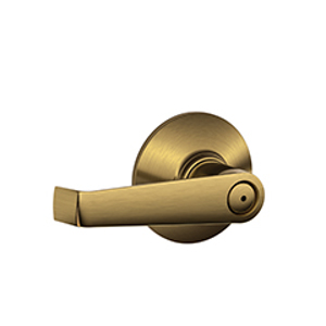 F40 Privacy Elan Lever 609 Antique Brass - Box Pack