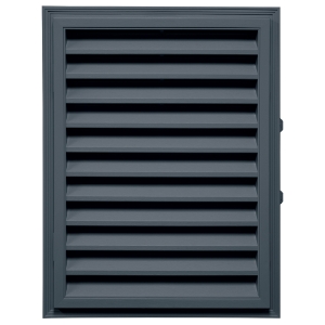 18 in. x 24 in. Rectangle Louver Gable Vent Pacific Blue 127