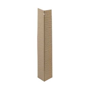 French Gray 3/8 in. x 12 in. Individual Metal Outside Corner Horizontal Grain 25/ct * Non-Returnable *