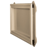 Recessed Jumbo Mount Block Savannah Wicker 069