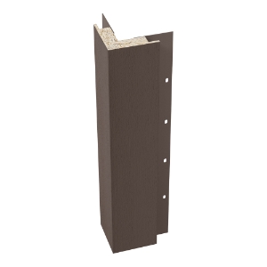 Diamond Kote® 5/4 in. x 4 in. x 16 ft. Rabbeted Brushed Smooth Outside Corner w/Nail Fin Umber - 1 per pack