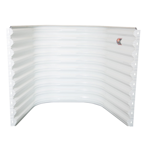 Area  Well 64 in.W x 36 in.D x 72 in.H Buck Mount White